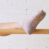 Flower Crown Ankle Grip Sock