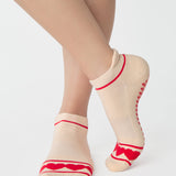 Heartstrings Full Foot Grip Sock